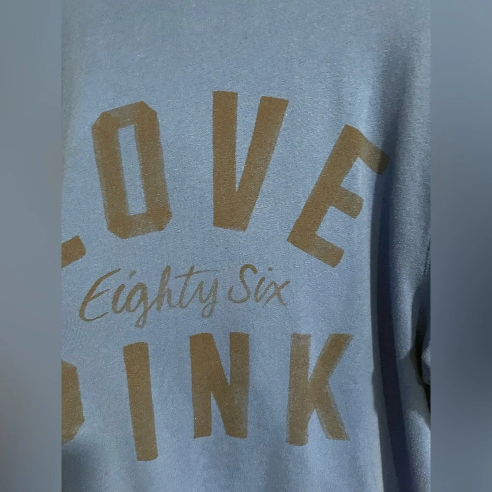 Love Pink 86 Victorias Secret Womens Pullover Quarter Zip
Sweatshirt Blue Size L - Picture 4 of 10